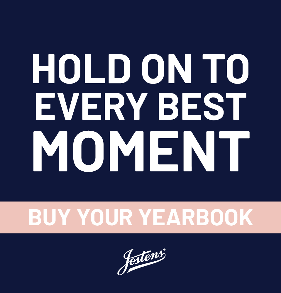 An image from the Jostens company urging readers to order their school yearbook.